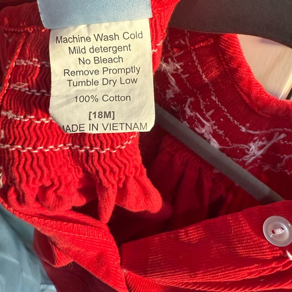 Girls' Lime Green Smocked Holiday Dress - Picture 11 of 11